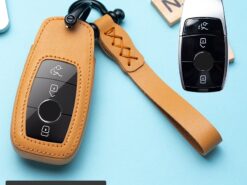 Cover chiave telecomando per Mercedes Benz AMG 2016 2017 classe E W213 E200L E260 E300L E320L 4 Cover chiave telecomando per Mercedes Benz AMG 2016 2017 classe E W213 E200L E260 E300L E320L - Set di Cover per portachiavi con custodia a conchiglia per telecomando intelligente per Mercedes Benz AMG 2