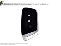 Cover chiave telecomando per MG ZS EV MG6 EZS HS EHS 2019 2020 per Roewe RX5 i6 i5 RX3 RX8 ERX5 - Shell del supporto della cassa della copertura chiave astuta a distanza dell automobile dell abs del 2