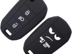Cover chiave telecomando in silicone per Peugeot 208 308 408 508 2008 3008 4008 RCZ - Sostituzione del supporto della pelle della copertura della cassa del Fob della chiave a distanza dell 4