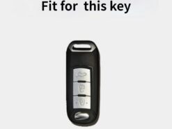 Cover chiave telecomando per GAC Trumpchi GSG A3 GA3S GA5 GA6 GS4 GS8 - TPU custodia in pelle per telecomando per auto custodia Shell Fob per GAC Trumpchi GSG A3 2