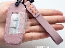 Cover chiave telecomando per GAC Trumpchi GSG A3 GA3S GA5 GA6 GS4 GS8 - TPU custodia in pelle per telecomando per auto custodia Shell Fob per GAC Trumpchi GSG A3 3