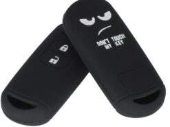 Cover chiave telecomando per Mazda 3 6 CX-3 CX-5 CX-7 - Tasto del Silicone 2 del supporto del protettore della pelle di Fob della copertura di Shell 3