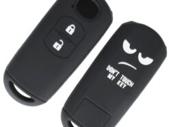 Cover chiave telecomando per Mazda 3 6 CX-3 CX-5 CX-7 - Tasto del Silicone 2 del supporto del protettore della pelle di Fob della copertura di Shell 4