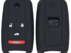 Cover chiave telecomando in silicone per Honda Accord per Acura TX TSX ZDX MDX - Telecomando per auto chiave Shell custodia Cover Fob custodia protettiva per Honda Accord per Acura TX 3