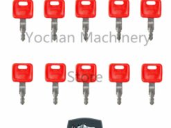 10 pezzi AT194969 AT147803 H800 Chiave di Accensione adatto Per John Deere Caso Hitachi New Holland Escavatore