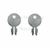 2 pezzi 180292M1 Chiavi per John Deere Massey v40 180681M93 A4700R 35 50 65 85 TO20 TO30 - 2 Pcs 180292M1 chiavi interruttore di accensione per John Deere Massey v40 180681M93 A4700R 35 50