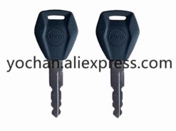 2 Pezzi Chiave di Accensione Per FOTON LOVOL Escavatore Loader Tructor Dozer