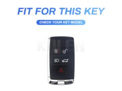 Cover chiave telecomando per Land Rover Range Rover Sport Evoque Velar dicomolto per Jaguar e-pace f-type 5 Cover chiave telecomando per Land Rover Range Rover Sport Evoque Velar dicomolto per Jaguar e-pace f-type - Custodia in pelle TPU per telecomando per auto custodia a conchiglia per Land Rover Range Rover 2