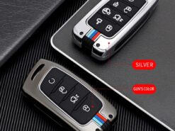 Cover chiave telecomando per Changan CS75 CS85 CS95 Plus coupé 2017 2018 2019 - Fob della copertura della cassa chiave a distanza dell automobile in lega di zinco per Changan 1