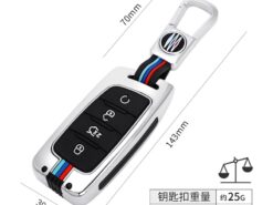 Cover chiave telecomando per Changan CS75 CS85 CS95 Plus coupé 2017 2018 2019 - Fob della copertura della cassa chiave a distanza dell automobile in lega di zinco per Changan 2