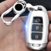 Cover chiave telecomando per Hyundai IX35 i30 KONA Solaris Encino Azera Grandeur Accento Fe TM - H16d322628da34a45a9d78355e94a666dU