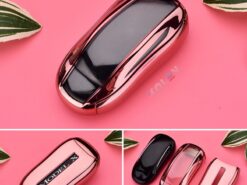 Cover chiave telecomando per Tesla Modello X Placcatura TPU PC - H1a9d6a954fe34dae9794345f9c21e1dae