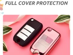 Cover chiave telecomando per MG MG6 ZS HS Per Roewe RX5 I5 MAX RX3 2017 2018 2019 2020 - Molle variopinta di TPU Auto Titolare Della Copertura Della Cassa Chiave A Distanza Fob Per MG 3