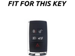 Cover chiave telecomando per Land Rover Range Rover Sport Velar Discovery 5 Evoque Per Jaguar E-Ritmo Accessori - New Soft TPU Caso Della Copertura Chiave A Distanza Dell automobile Per Land Rover Range Rover 2