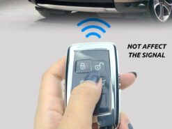 Cover chiave telecomando per Land Rover Range Rover Sport Velar Discovery 5 Evoque Per Jaguar E-Ritmo Accessori - New Soft TPU Caso Della Copertura Chiave A Distanza Dell automobile Per Land Rover Range Rover 5