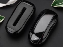 Cover chiave telecomando per Tesla Modello X Placcatura TPU PC - Per Tesla Modello X Placcatura TPU PC Auto Supporto Della Copertura Della Cassa Chiave A Distanza 1