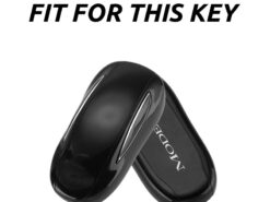 Cover chiave telecomando per Tesla Modello X Placcatura TPU PC - Per Tesla Modello X Placcatura TPU PC Auto Supporto Della Copertura Della Cassa Chiave A Distanza 3