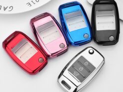 Cover chiave telecomando per KIA K2 RIO 3 Sportage 4 K3 Ceed Cerato K4 Picanto k5 Picanto Stinger 2017 2018 - Placcatura TPU Auto Chiave A Distanza Della Copertura Della Cassa Del Supporto Per KIA K2 RIO 2