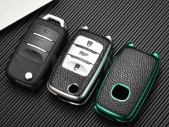 Cover chiave telecomando per Changan CS15 CS35 CS75 CS95 V3 V5 V7 EADO RAETON Plus - Portachiavi in pelle TPU per telecomando per auto per Changan CS15 CS35 CS75 CS95 V3 V5 2