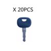 201 chiave per Takeuchi TW65 e TW80 3643912 - Set di 20 201 chiave di accensione per pala gommata Takeuchi TW65 e TW80 3643912