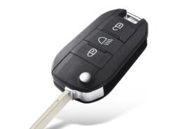 Chiave telecomando per Peugeot 508 208 2008 308 3008 5008 Citroen C3 C4 C4L Elysee 3 pulsanti HU83 VA2 - KEYYOU Flip chiave auto remota HU83 VA2 per Peugeot 508 208 2008 308 3008 5008 Citroen 2