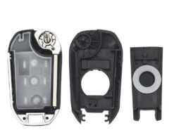 Chiave telecomando per Peugeot 508 208 2008 308 3008 5008 Citroen C3 C4 C4L Elysee 3 pulsanti HU83 VA2 - KEYYOU Flip chiave auto remota HU83 VA2 per Peugeot 508 208 2008 308 3008 5008 Citroen 3