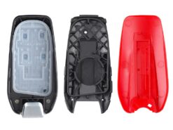 Chiave/telecomando per for Ferrari 458 588 488GTB LaFerrari With Logo / No Logo - DIYKEY 4 Button Smart Remote Key Shell Case Fob for Ferrari 458 588 488GTB LaFerrari With 2