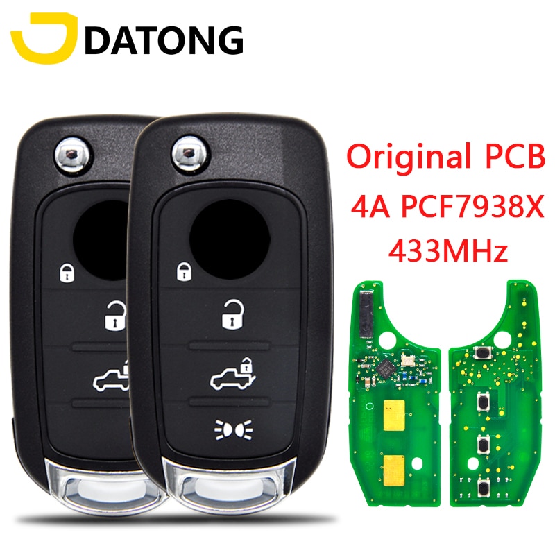 Datong-World-Car-Remote-Key-For-Fiat-500X-Egea-Tipo-2016-2018-433-92FSK-4A-Hitag-1 Chiave/telecomando per Fiat 500X Egea Tipo 2016-2018 433.92FSK 4A Hitag-AES - Datong World Car Remote Key For Fiat 500X Egea Tipo 2016 2018 433 92FSK 4A Hitag 1