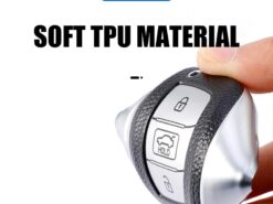 Cover Chiave/telecomando per Hyundai Ix20 i20 i30 ix35 Tucson ix25 i40 - TPU Leather Car Remote Key Case Cover For Hyundai Ix20 i20 i30 ix35 Tucson ix25 i40 2