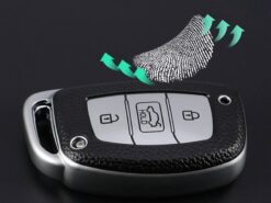 Cover Chiave/telecomando per Hyundai Ix20 i20 i30 ix35 Tucson ix25 i40 - TPU Leather Car Remote Key Case Cover For Hyundai Ix20 i20 i30 ix35 Tucson ix25 i40 4