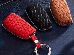 Cover Chiave/telecomando per Nissan X-Trail Juke qashqai Micra Pulsar 3 Cover Chiave/telecomando per Nissan X-Trail Juke qashqai Micra Pulsar - 2 3 pulsante In lega di Zinco di cuoio TPU Auto Chiave A Distanza di Fob 1