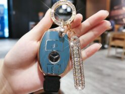 Cover Chiave/telecomando per Mercedes Benz 5 Cover Chiave/telecomando per Mercedes Benz - 2022 New Cool Car Key Shell per le donne portachiavi custodia morbida portachiavi catena protettiva Shell 4