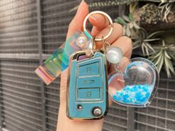 Cover Chiave/telecomando per Volkswagen Bora POLO B5 B6 - 2022NEW custodia portachiavi TPUCar per Volkswagen Bora POLO B5 B6 Skoda Octavia A5 Fabia SEAT Ibiza 2