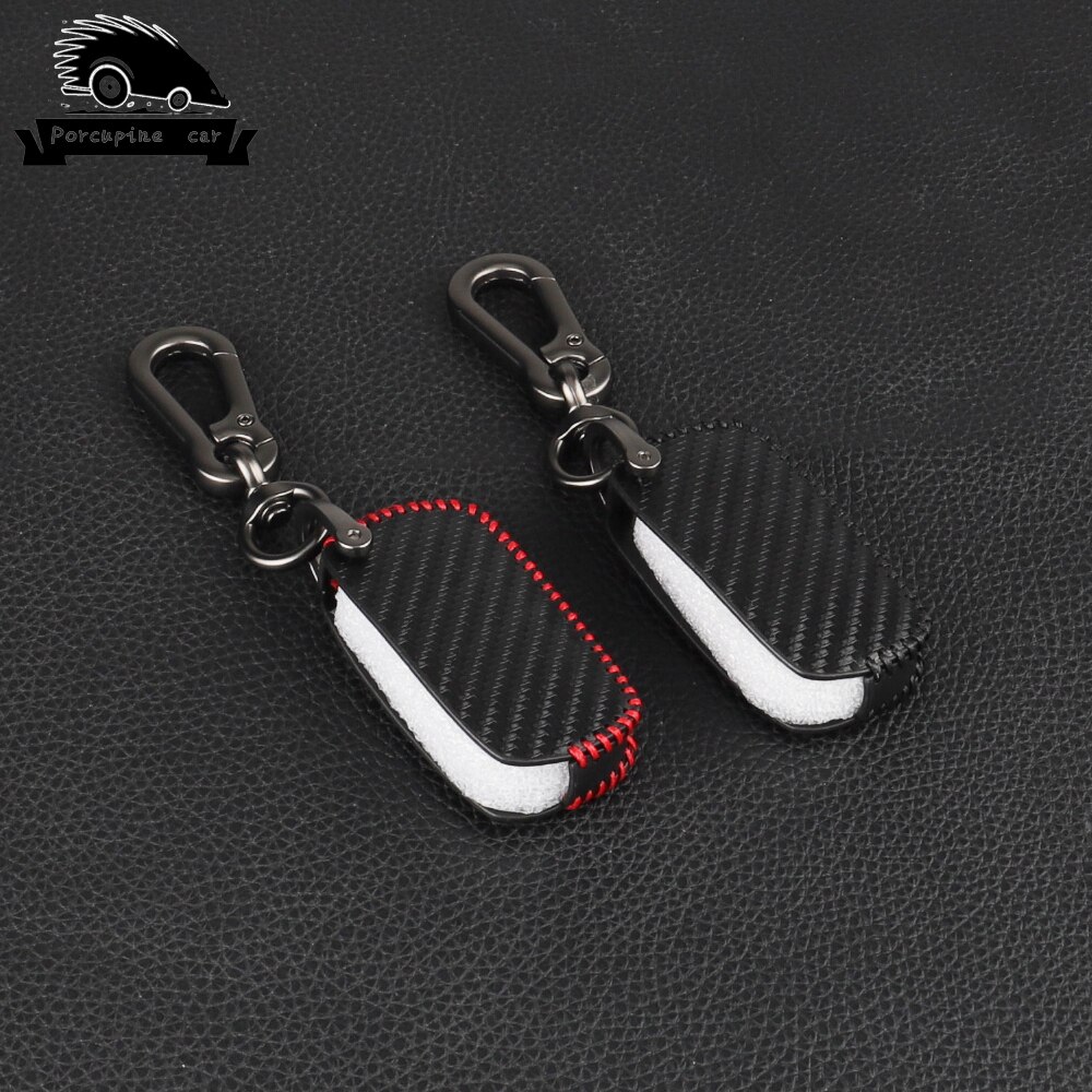 3-Bottoni-In-Fibra-di-Carbonio-in-pelle-Chiave-Dell-automobile-Per-BMW-1-3-5-1 Cover Chiave/telecomando per BMW 1 3 5 6 Serie M3 M5 X1 X5 X6 Z4 e90 E91 E92 E60 - 3 Bottoni In Fibra di Carbonio in pelle Chiave Dell automobile Per BMW 1 3 5 1