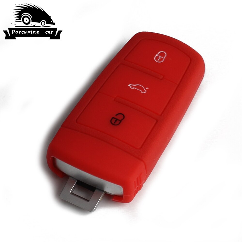 3-pulsante-chiave-Dell-automobile-Del-Silicone-di-caso-della-copertura-per-Volkswagen-VW-Passat-CC-2 Cover Chiave/telecomando per Volkswagen VW Passat CC B6 B7 B7L R36 Maogotan B5 Passat 3C copertura - 3 pulsante chiave Dell automobile Del Silicone di caso della copertura per Volkswagen VW Passat CC 2