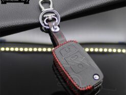 Cover Chiave/telecomando per Volkswagen VW 6 Cover Chiave/telecomando per Volkswagen VW - 3 pulsanti 100 cassa Del cuoio Genuino copertura di chiave dell automobile per Volkswagen VW Jetta 4