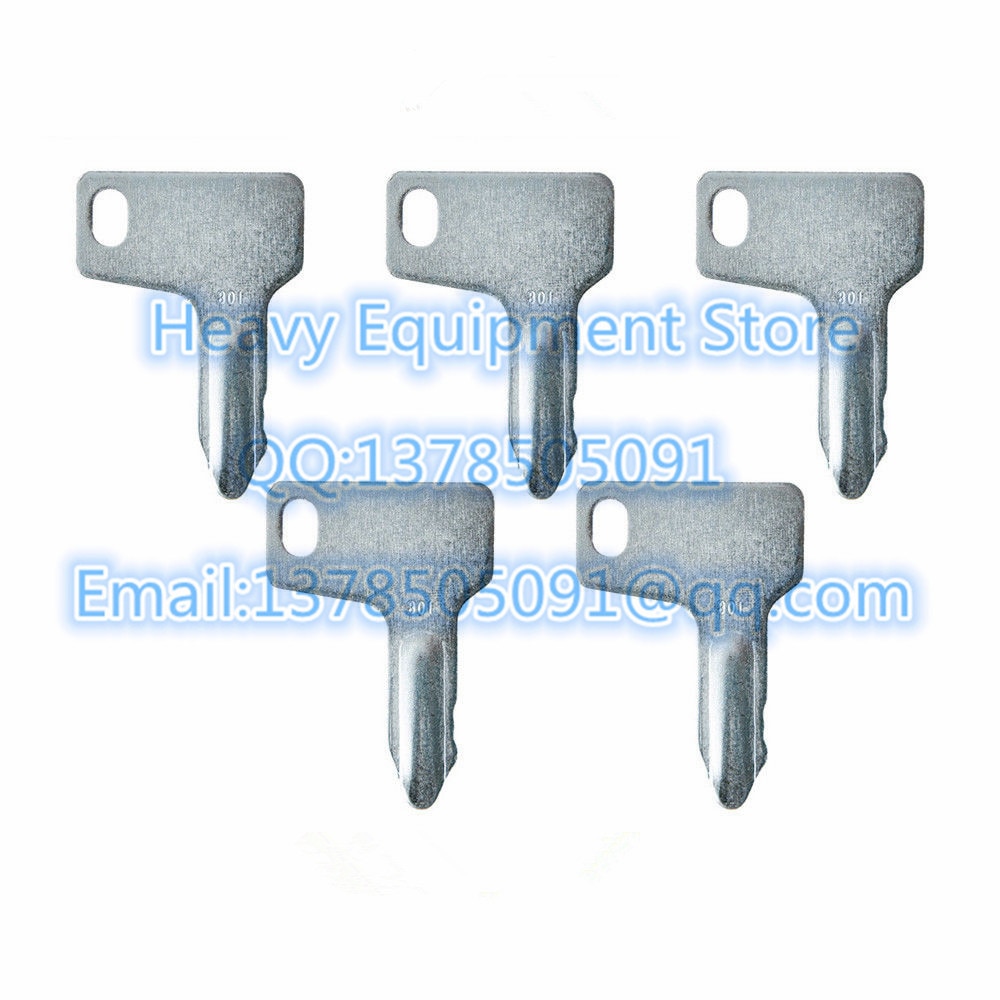 5-PCS-301-key-For-Yanmar-Takeuchi-Heavy-Equipment-Ignition-Starter-Switch-Grader-Dozer-Excavator Chiave/telecomando per Yanmar Takeuchi - 5 PCS 301 key For Yanmar Takeuchi Heavy Equipment Ignition Starter Switch Grader Dozer