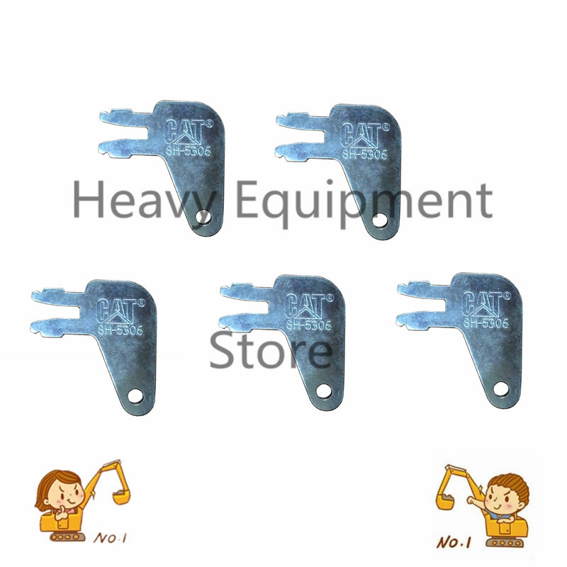 5pcs-8H5306-8398-Master-Disconnect-Ignition-Key-For-Komatsu-Industrial-Construction-Equipment-Battery Chiave/telecomando per Komatsu - 5pcs 8H5306 8398 Master Disconnect Ignition Key For Komatsu Industrial Construction Equipment Battery