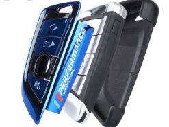 Cover Chiave/telecomando per BMW X5 F15 X6 F16 2015 X1 X3 525i M760 740 730 E53 E70 E39 F10 F30 G30 - ABS M Performance Key Shell Case Cover For BMW X5 F15 X6 F16 2015 X1 X3 3