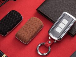 Cover Chiave/telecomando per Mitsubishi 5 Cover Chiave/telecomando per Mitsubishi - Accessori In lega di Zinco di Protezione in pelle Smart Key Coperture Styling Auto Per Mitsubishi 3