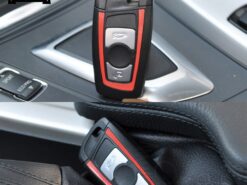 Cover Chiave/telecomando per BMW 1 3 5 7 serie F07 F10 F11 F25 F26 F30 520 525 F18 118i 320i X3 X4 M3 M4 M5 E34 E36 - Adesivo chiave Auto Performance M per BMW 1 3 5 7 serie F07 F10 F11 F25 2