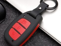 Cover Chiave/telecomando per Hyundai Tucson Creta ix25 i10 i20 i30 Verna Mistra Elantra 2015-2018 - Auto Chiave Fob Caso Della Copertura Set Portachiavi Per Hyundai Tucson Creta ix25 i10 i20 i30 2