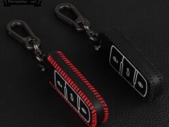 Cover Chiave/telecomando per Volkswagen VW Golf 7 4 Passat B5.5 B6 B8 B7 CC Polo T5 tiguan Jetta - Auto in fibra di carbonio Della Copertura Della Cassa Chiave Per Volkswagen VW Golf 7 4 3