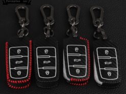 Cover Chiave/telecomando per Volkswagen VW Golf 7 4 Passat B5.5 B6 B8 B7 CC Polo T5 tiguan Jetta - Auto in fibra di carbonio Della Copertura Della Cassa Chiave Per Volkswagen VW Golf 7 4 5