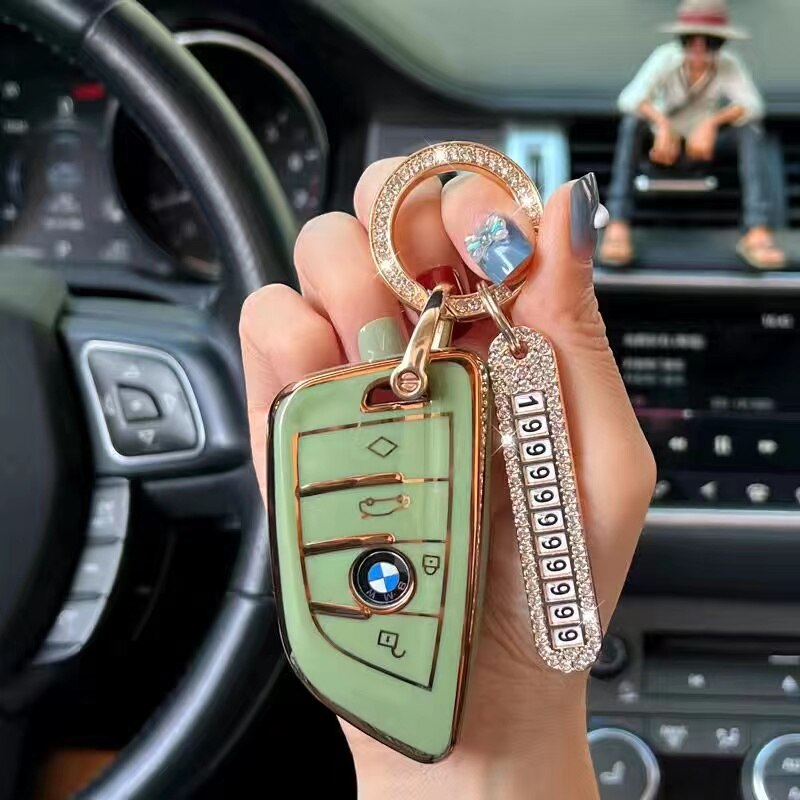 BMW-Chiavi-della-Macchina-di-Protezione-Guaina-F48-E91-E92-X1-X5-X6-M3-F30-F10-5 Cover Chiave/telecomando per BMW F48 E91 E92 X1 X5 X6 M3 F30 F10 F15 525i 530i - BMW Chiavi della Macchina di Protezione Guaina F48 E91 E92 X1 X5 X6 M3 F30 F10 5