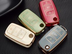 Cover Chiave/telecomando per VW Volkswagen Golf Polo Tiguan Magotan Passat Skoda Kodiaq Superb Octavia Seat Leon Altea Ateca - Car Key Case Cover Shell Fob For VW Volkswagen Golf Polo Tiguan Magotan Passat Skoda Kodiaq 2