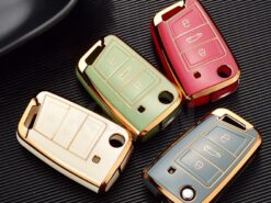 Cover Chiave/telecomando per VW Volkswagen Golf Polo Tiguan Magotan Passat Skoda Kodiaq Superb Octavia Seat Leon Altea Ateca - Car Key Case Cover Shell Fob For VW Volkswagen Golf Polo Tiguan Magotan Passat Skoda Kodiaq 3