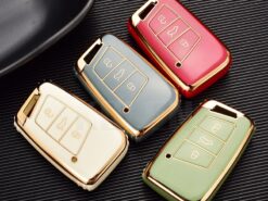 Cover Chiave/telecomando per VW Volkswagen Golf Polo Tiguan Magotan Passat Skoda Kodiaq Superb Octavia Seat Leon Altea Ateca - Car Key Case Cover Shell Fob For VW Volkswagen Golf Polo Tiguan Magotan Passat Skoda Kodiaq 4