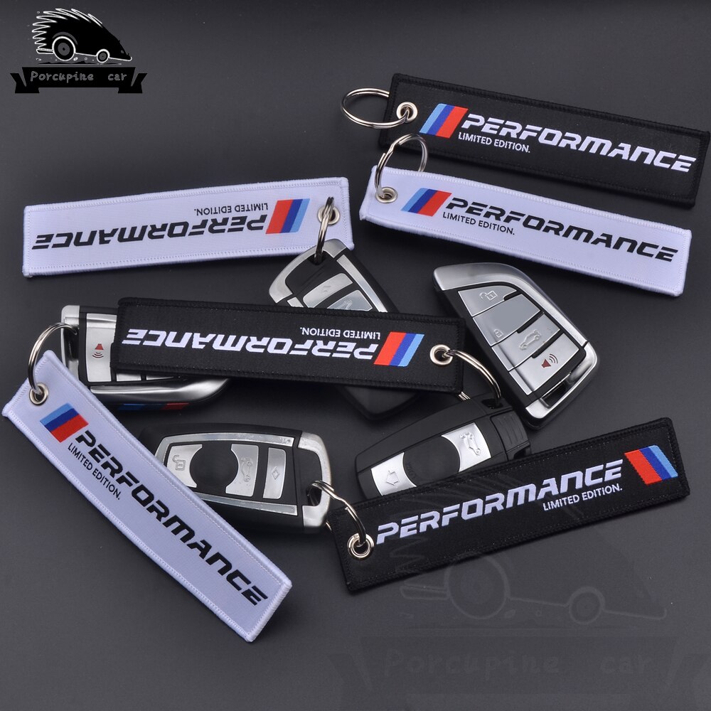 Car-Styling-M-Performance-portachiavi-portachiavi-per-BMW-1-3-5-6-7-X1-X3-X5-2 Cover Chiave/telecomando per BMW 1 3 5 6 7 X1 X3 X5 X6 E46 E39 E36 E90 F10 F30 - Car Styling M Performance portachiavi portachiavi per BMW 1 3 5 6 7 X1 X3 X5 2