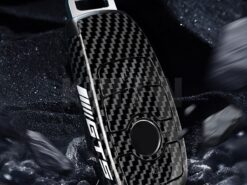 Cover Chiave/telecomando per Mercedes Benz A B C E S Class W204 W212 W213 W176 GLC CLA GLA GLK AMG 4 Cover Chiave/telecomando per Mercedes Benz A B C E S Class W204 W212 W213 W176 GLC CLA GLA GLK AMG - Carbon Fiber Car Remote Key Case Cover Shell Protector For Mercedes Benz A B C E 1